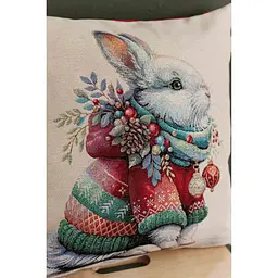 Наволочка гобеленова Прованс Зая 45×45 см (47243) - мініатюра 4