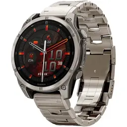 Смарт-годинник Garmin Fenix 8 47mm AMOLED Sapphire Titanium with Vented Titanium Bracelet (010-02904-40)
