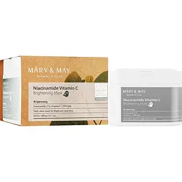 Набір масок для обличчя Mary & May Niacinamide Vitamin C Brightening Mask, з ніацинамідом і вітаміном C, 30 шт. - мініатюра 2