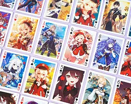Карти гральні Геншин Імпакт Genshin Impact 10 см Cards GI  01 - мініатюра 3