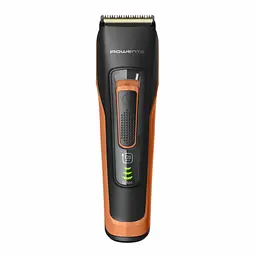 Машинка для стрижки Rowenta Sport Collection, акум., роторний мотор, насадок-2, кейс, сталь, чорно-помаранчевий - мініатюра 2