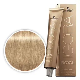 Перманентна фарба для сивого волосся Schwarzkopf Igora Royal Absolutes, відтінок 9-40 (екстра світлий блондин бежевий натуральний), 60 мл (2679999) - мініатюра 2