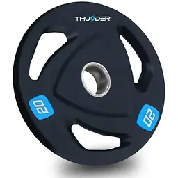 Диск олімпійський THUNDER 20 кг (OLYMPIC-PLATE-20KG)