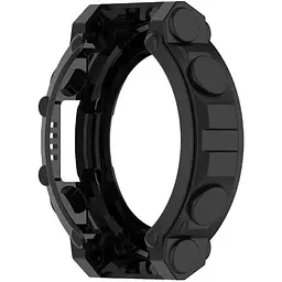 Чохол-бампер DK для Xiaomi Amazfit T-Rex 2 (A2169) Силікон Outlines (black) - мініатюра 5
