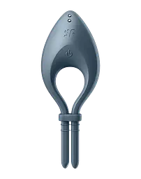 Ласо з вібрацією Satisfyer Bullseye, 4.9х2.5 см (сірий)