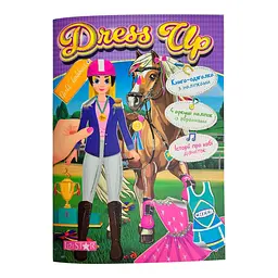 Книга-одягалка з наліпками Girls' hobbies LS-03-02 серія Dress Up