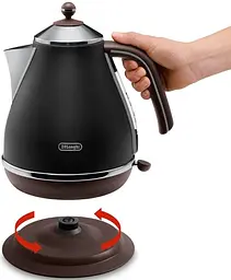 Електрочайник DeLonghi KBOV 2001.BK - мініатюра 2
