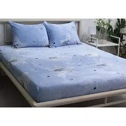 Простирадло на резинці с наволочками TAG tekstil 160х200х20 см pbe0046268