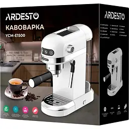 Кавоварка YCM-E1500, White/Inox, 1350W ARDESTO teh0024494 - мініатюра 8