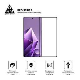 Скло захисне Armorstandart Pro Infinix Note 50 4G / Note 50 Pro 4G / Note 50 Pro Plus 5G Black (ARM84722)