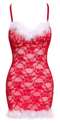 Сорочка Cottelli Lingerie X-Mas S/M (червоний) - мініатюра 5