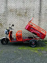 Вантажний електроскутер-самоскид триколісний CROSSER Cargo 12" (1500W 60V, 32Ah) Червоний - мініатюра 4