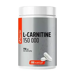 L-карнітин Sporter L-Carnitine 150000, 200 капсул