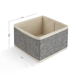 Ящик для зберігання МВМ My Home (MVM) 15x15x10 мм світло-сірий (TH-29 LIGHT GRAY) - мініатюра 5