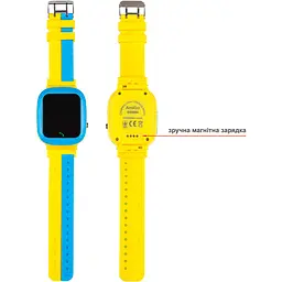 Дитячий годинник — телефон AmiGo go004 GLORY Blue-Yellow (жовто-блакитний) - мініатюра 4