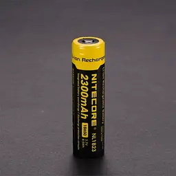 Акумулятор 18650 Nitecore NL1823 2300mAh 3.7V Li-Ion (Чорний з жовтим) - мініатюра 2