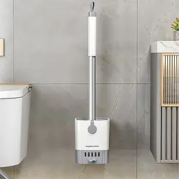 Йоржик для унітазу Joybos Hygienic з тримачем на стіну та знімним піддоном (JBS-MTS-9502-JGY) - мініатюра 4