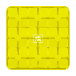 Килимок для пошуку корму Waudog Silicone 205х205х17 мм жовтий - мініатюра 3