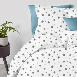 Комплект постільної білизни Cosas полуторний BIG STAR CS5 160 x 220 см (StarBigGrey_Sky_160) - мініатюра 2