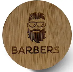 Щітка для бороди Barbers Round Beard Brush - мініатюра 3