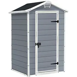 Садовий пластиковий будиночок Keter Manor 4x3 м сірий
