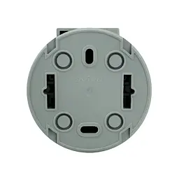 Розетка Ovivo Electric xOne з заземленням та кришкою сіра - мініатюра 3