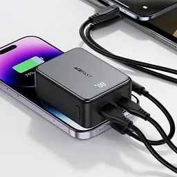 Зовнішній акумулятор ACEFAST M28-10000 22.5W fast charging power bank with cable Black (6974316285984) - мініатюра 7