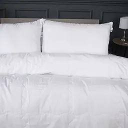 Літній постільний комплект MirSon Line Satin Light Pro Snow White Silk King Size (2200010983296) - мініатюра 2