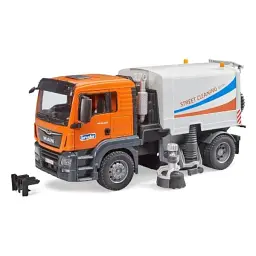 Автомодель Вантажівка Bruder MAN Tgs для прибирання вулиць 1:16 різнобарвна