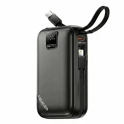 Павербанк Essager 20000 mAh 65W з кабелями (ES-D025), чорний