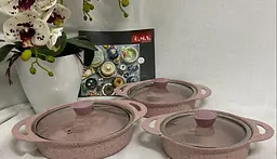 Набір посуду (омлетниці) O.M.S. Collection 3015 Pink - мініатюра 2