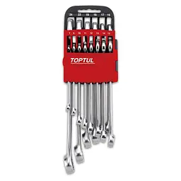 Набір ключів комбінованих 7-24мм 14од. на холдері (червоний) Toptul hoz0014573