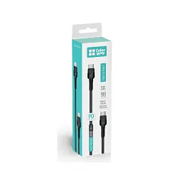 Дата кабель USB-C to USB-C 1.0m 3.0A black ColorWay (CW-CBPDCC047-BK) - мініатюра 7