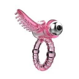Ерекційне кільце Sweet Vibration Ring рожеве - мініатюра 8