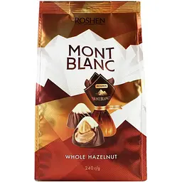 Цукерки Roshen Mont Blanc з цілим лісовим горіхом 240 г (916812) - мініатюра 2