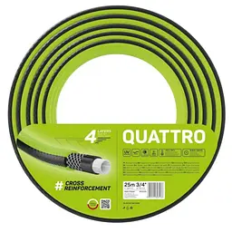 Шланг садовий Cellfast Шланг поливальний Quattro 25 м 3/4” (10-075)