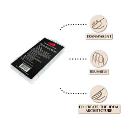 Багаторазові верхні форми для експрес нарощування PNB Reusable Upper Nail Forms 100 шт - мініатюра 3