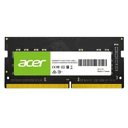 Модуль пам'яті Acer DDR4 16Gb SD100 3200MHz SoDIMM (BL.9BWWA.213)