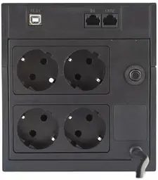 Джерело безперебійного живлення Powercom RPT-1500 4 розетки Schuko (00210193) - мініатюра 2