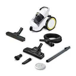 Пилосос контейнерний VC 3 Plus Premium, 1600Вт, конт пил -0.9л, вага-4.4кг, HEPA 13, білий Karcher teh0016464 - мініатюра 1