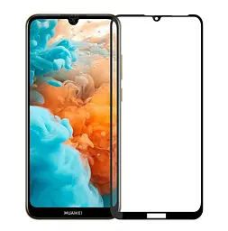 Захисне скло Full screen PowerPlant для Huawei Y6 (2019), Black