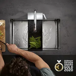 Змішувач Hansgrohe Aquno Select M81 170 3jet кухонний з витяжним виливом Sbox 73831000 Хром - мініатюра 4