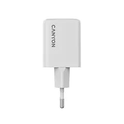 Зарядний пристрій Canyon CU35CC GaN 35 Вт 2xPD EU білий (CNS-CUW35CC) - мініатюра 5
