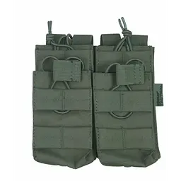 Підсумок під магазини АК Kombat UK Double DUO Mag Pouch Оливковий (1000-kb-ddmp-olgr) - мініатюра 2