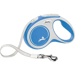 Повідець для собак Flexi New Comfort S стрічка 5 м (синій) (4000498043530)