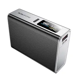 Портативний ЗП Power Bank BOROFONE BJ72 Energy 22.5W+PD20W with display 10000 mAh Metal gray - мініатюра 5
