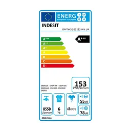 Пральна машина Indesit OMTWSE61293WKUA - мініатюра 7