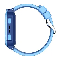 Дитячий смарт-годинник Y76, 4G GPS Wi-Fi SIM камера SOS IP67 синій - мініатюра 4