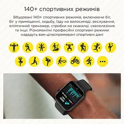 Смарт-годинник Colmi p71 black - мініатюра 8