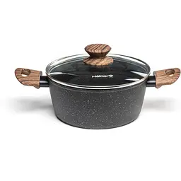 Каструля кована Holmer CR-1325-FAMWL Natural з кришкою 2.5 л (CR-1325-FAMWL Natural) - мініатюра 3